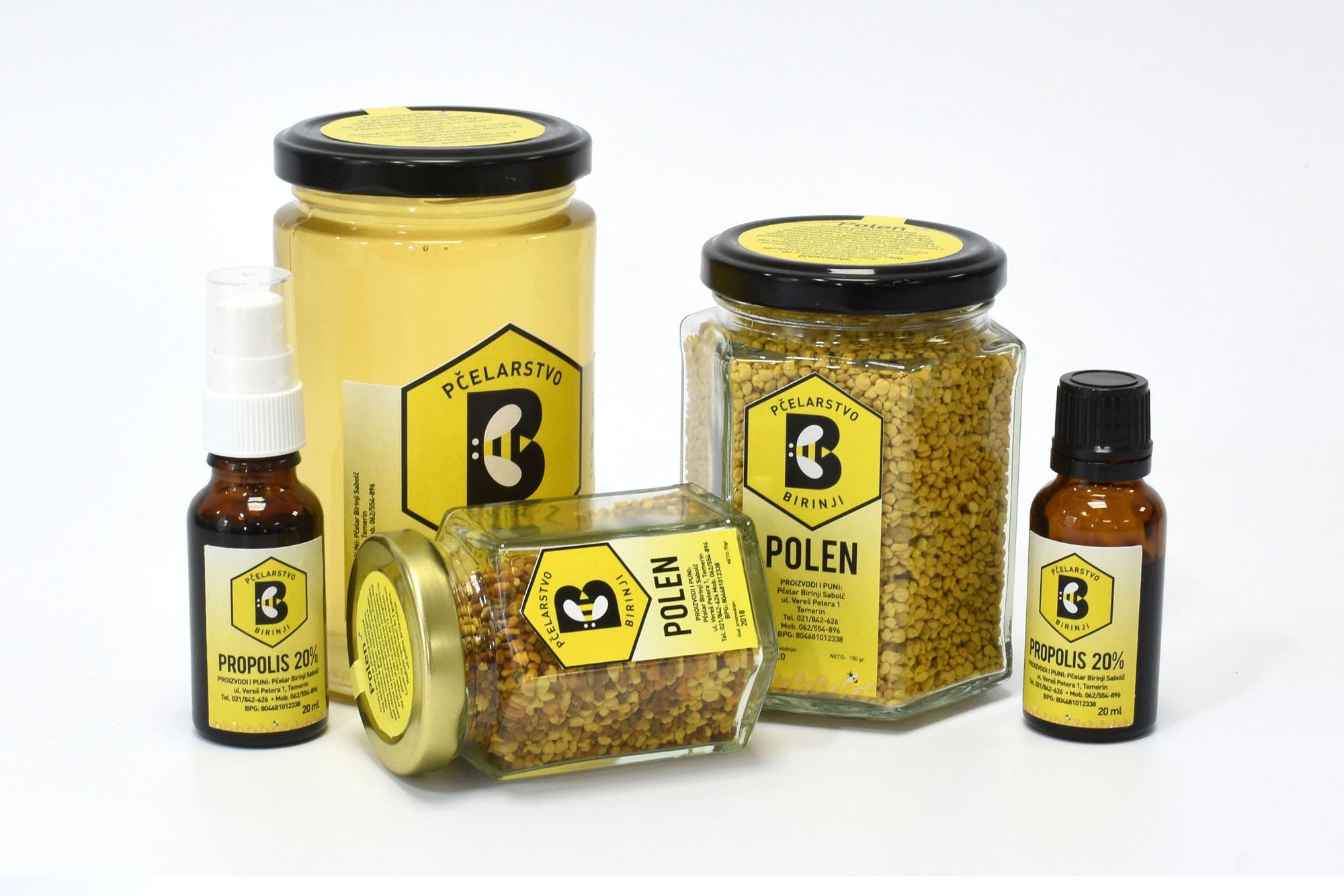 Ukrasne etikete za med, polen, propolis